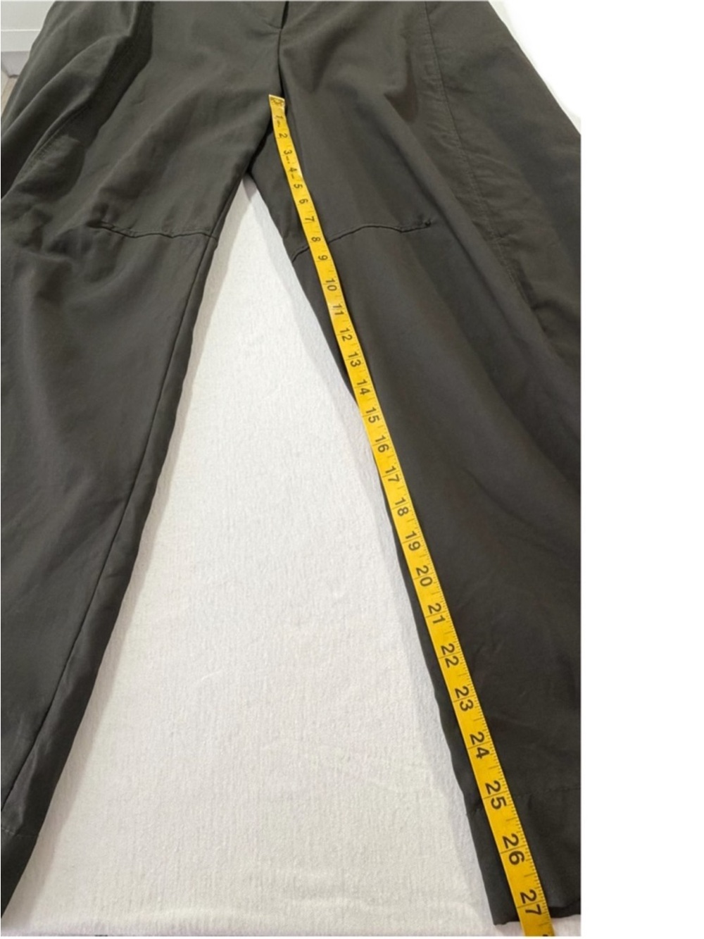 COS Barrel Leg Utility Trouser Green - Picture 6 of 12